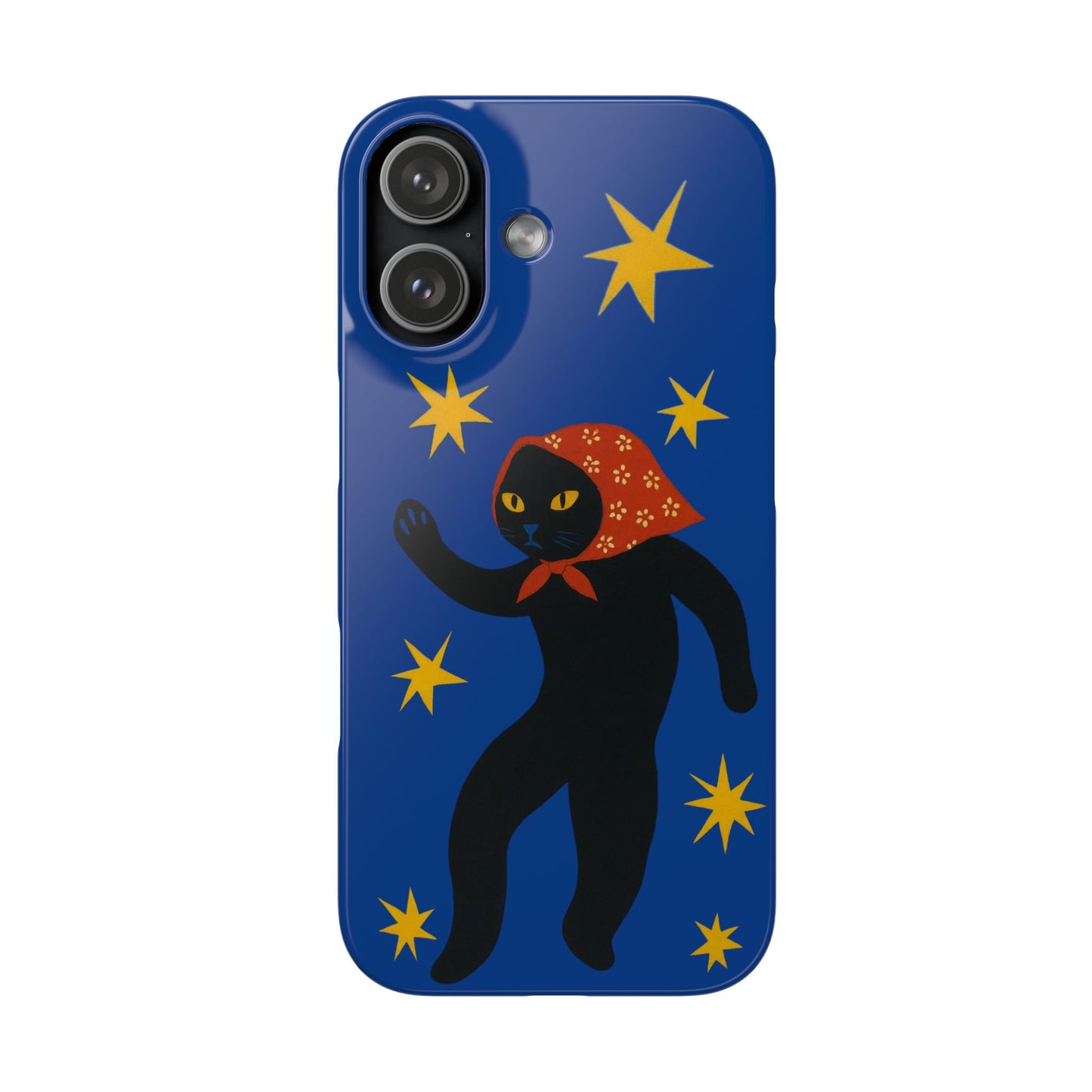 Babushka Cat x Matisse Style Snap Phone Case