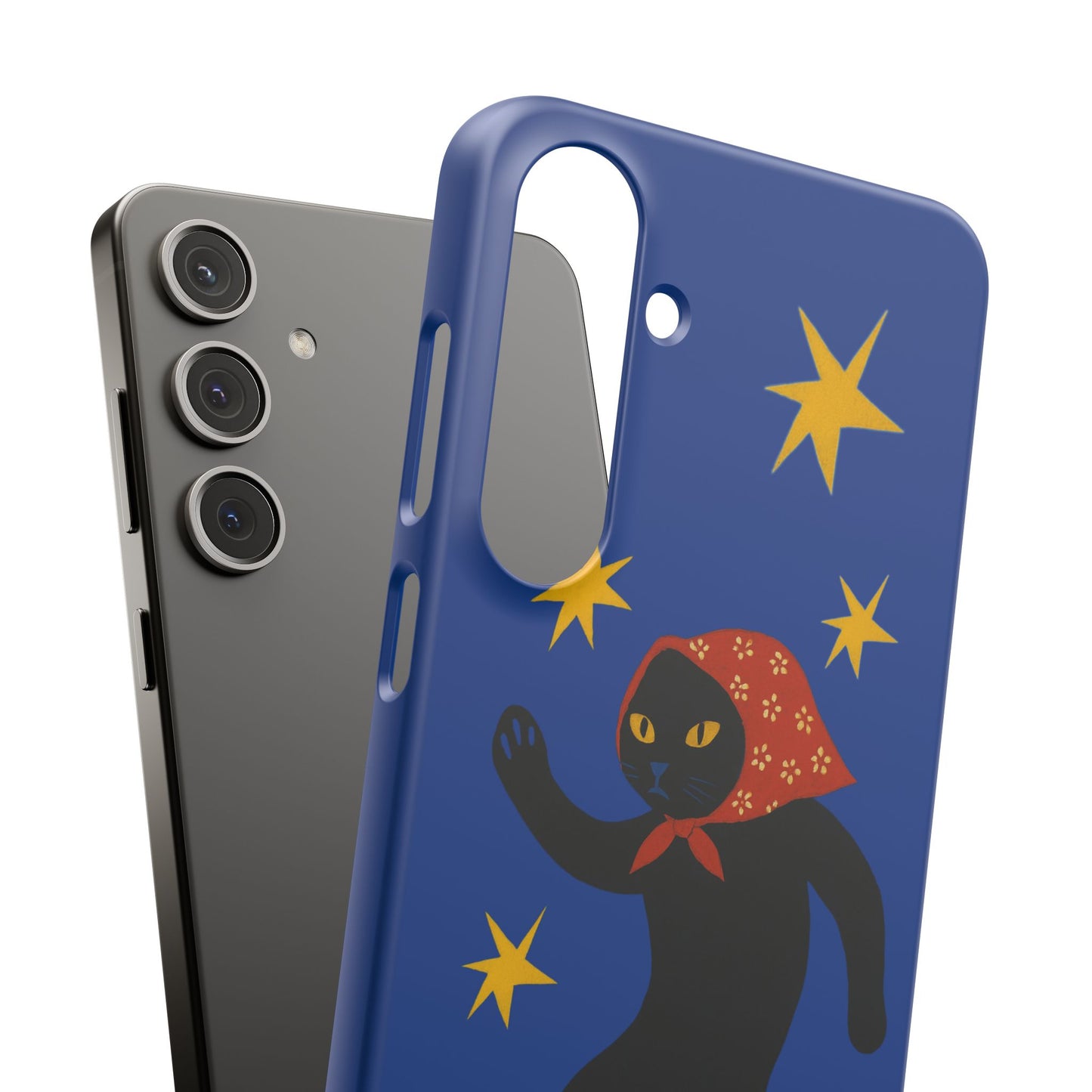 Babushka Cat x Matisse Style Snap Phone Case