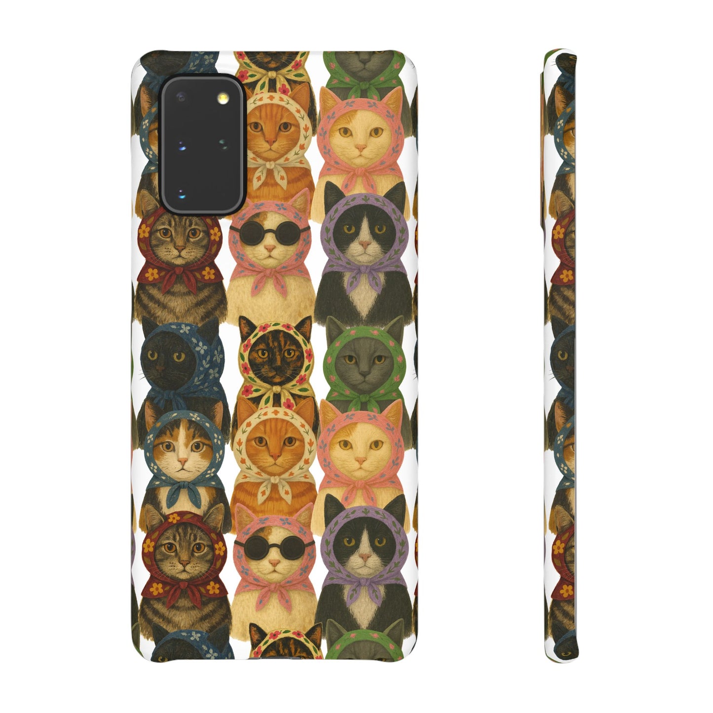Babushka Cat Snap Phone Cases