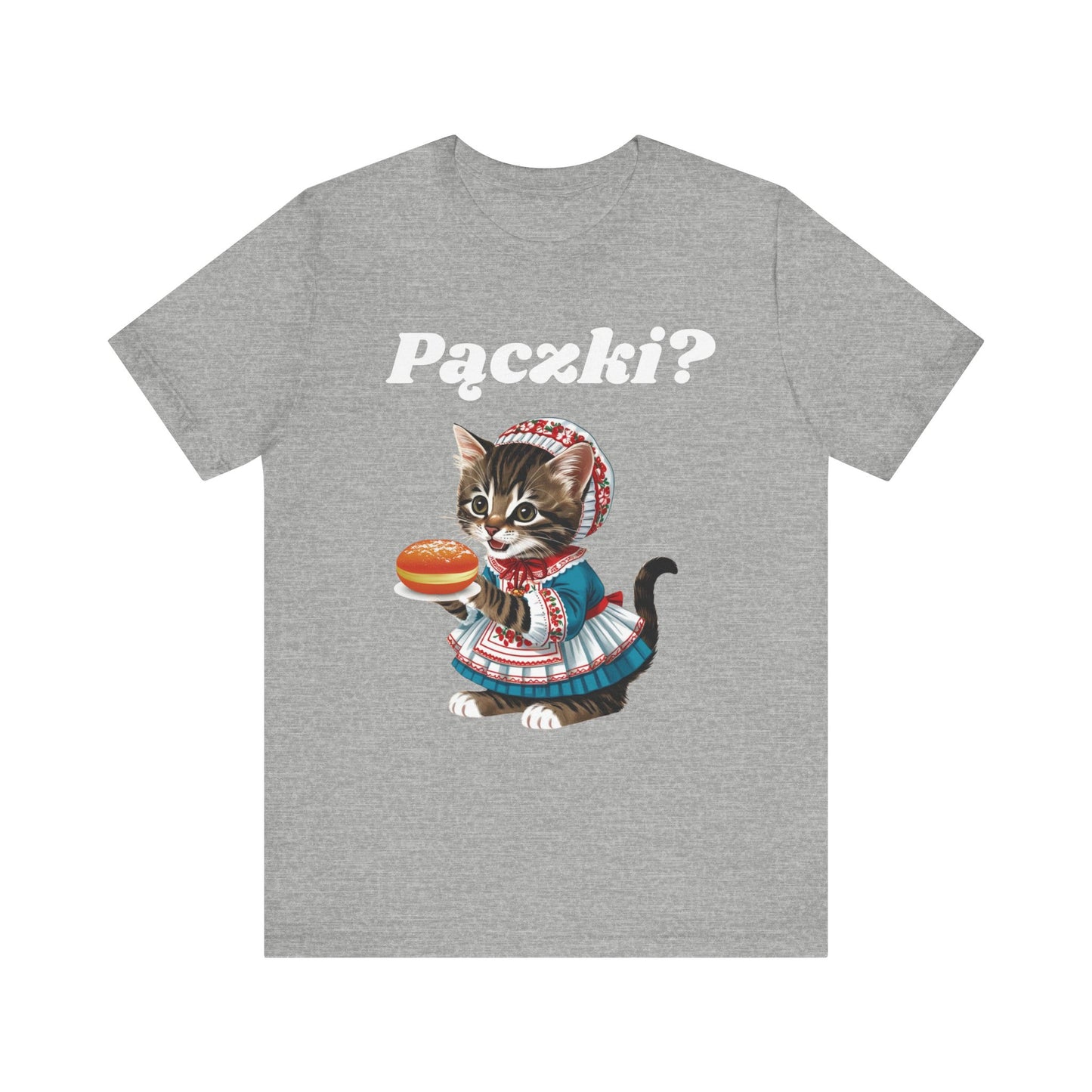 Paczki Polish Kitten Tee - Fat Tuesday Shirt- Unisex Jersey Short Sleeve