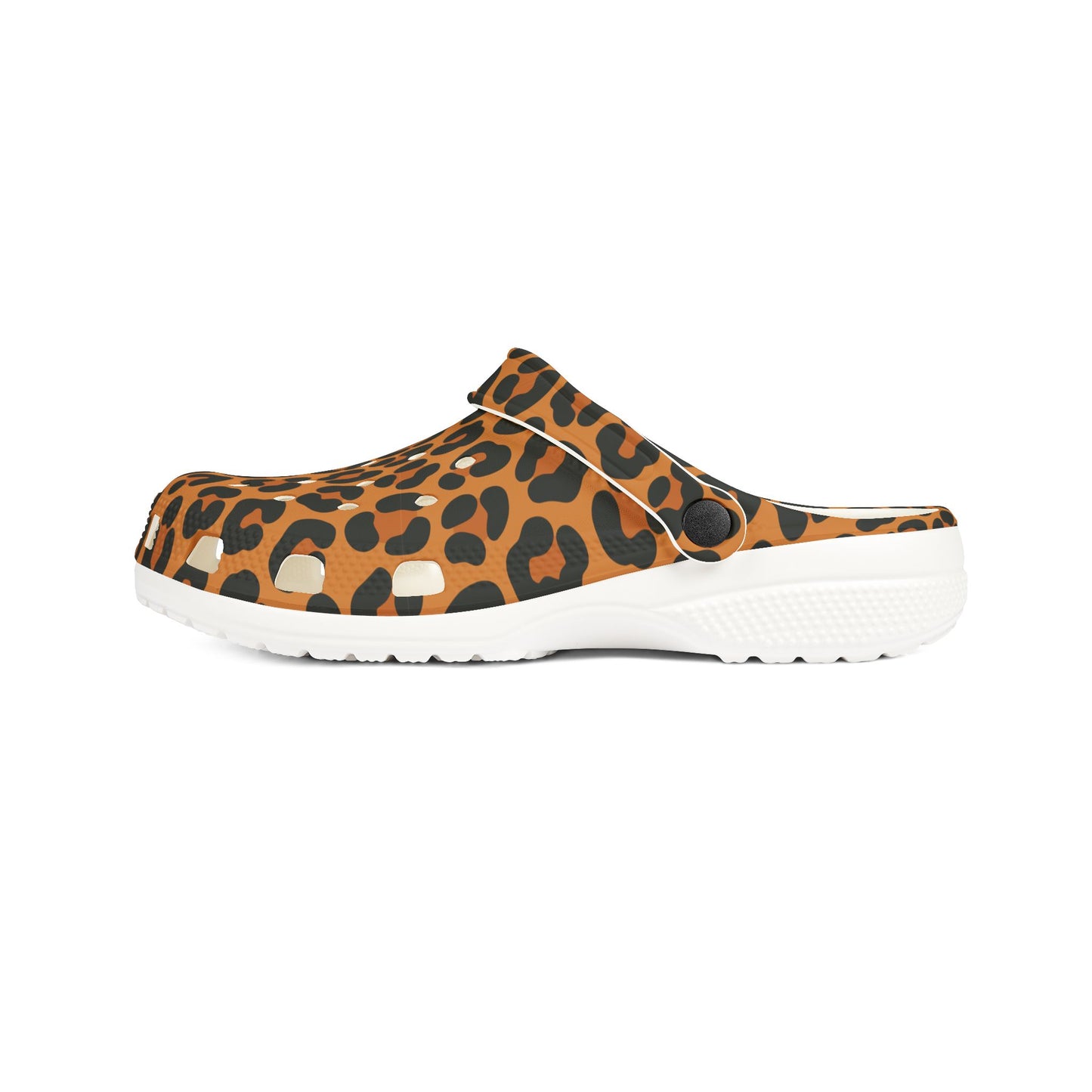 Sassy Leopard Theme Granny Gliders EVA Foam Rubber Shoes