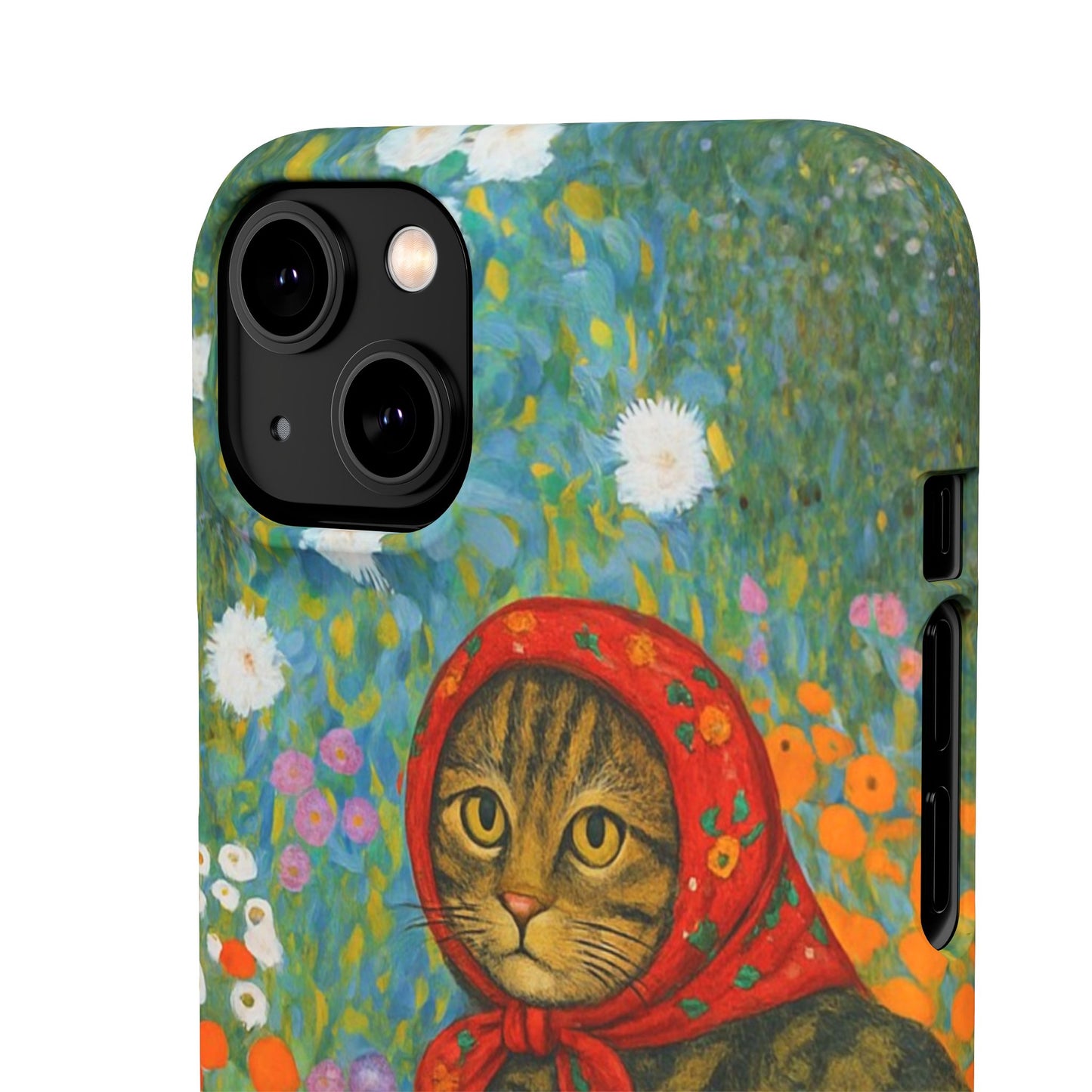 Babushka Cat Gusav Klimt Snap Phone Case