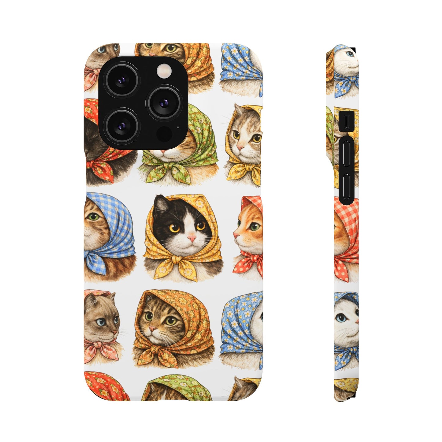Babushka Cats Snap Phone Case