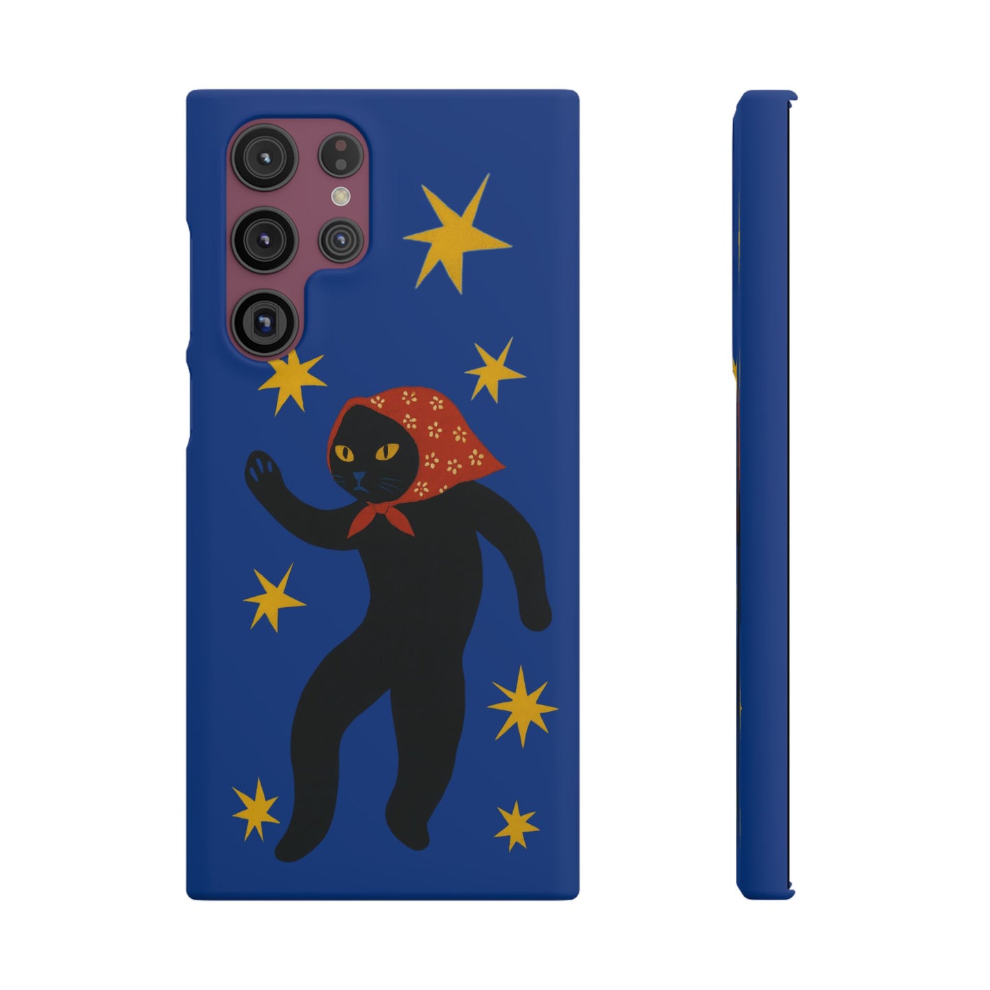 Babushka Cat x Matisse Style Snap Phone Case