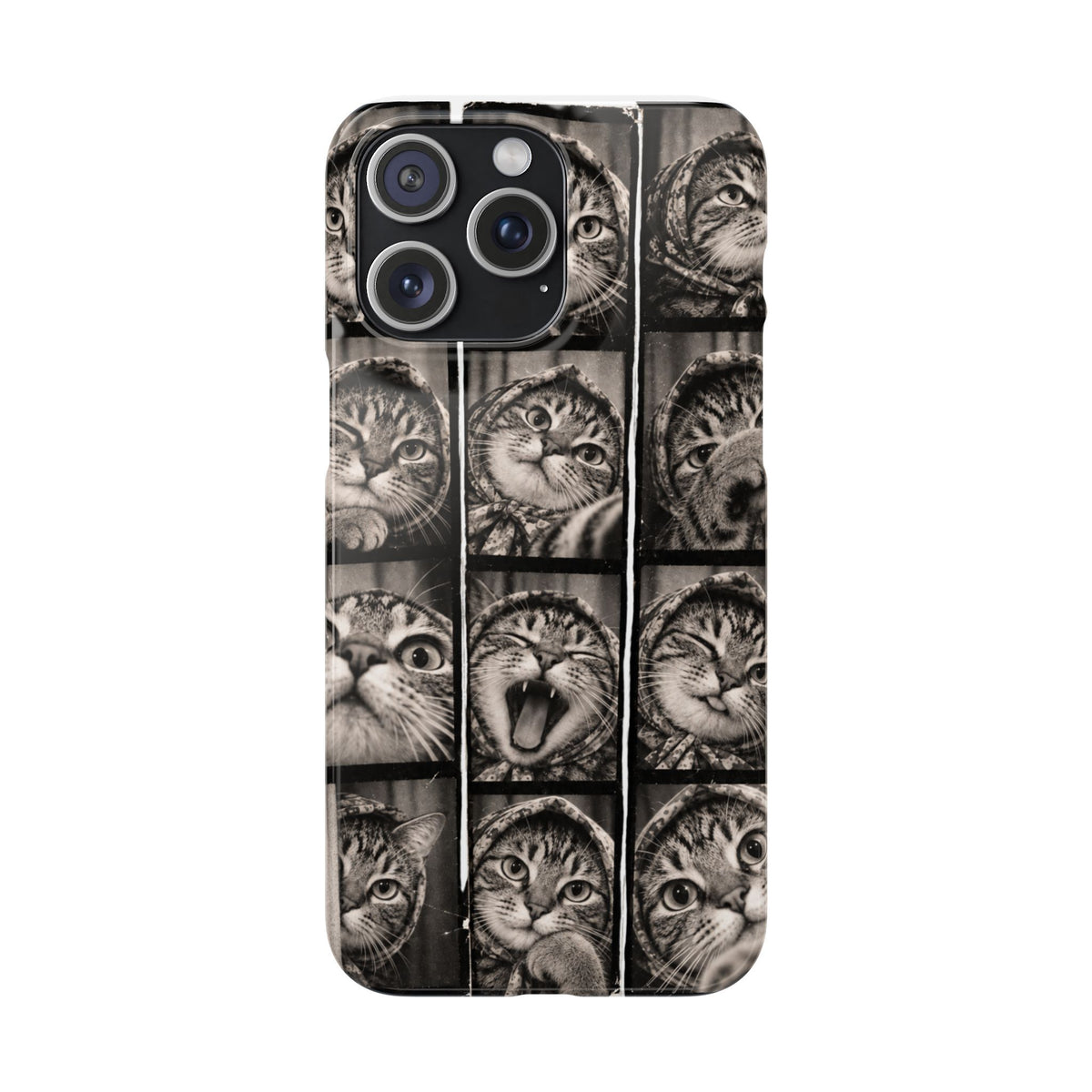 Babushka Cat Photobooth Snap Phone Case