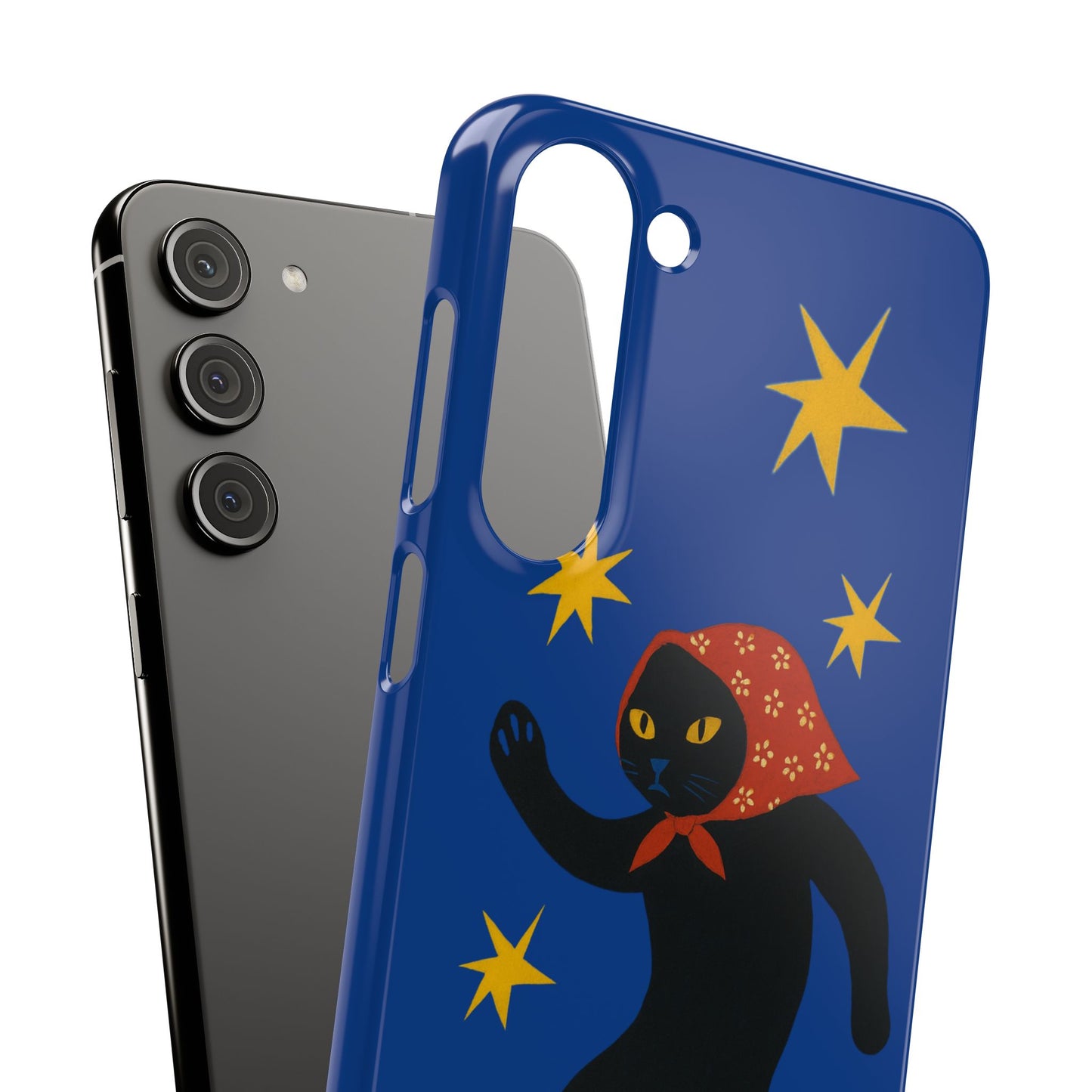Babushka Cat x Matisse Style Snap Phone Case