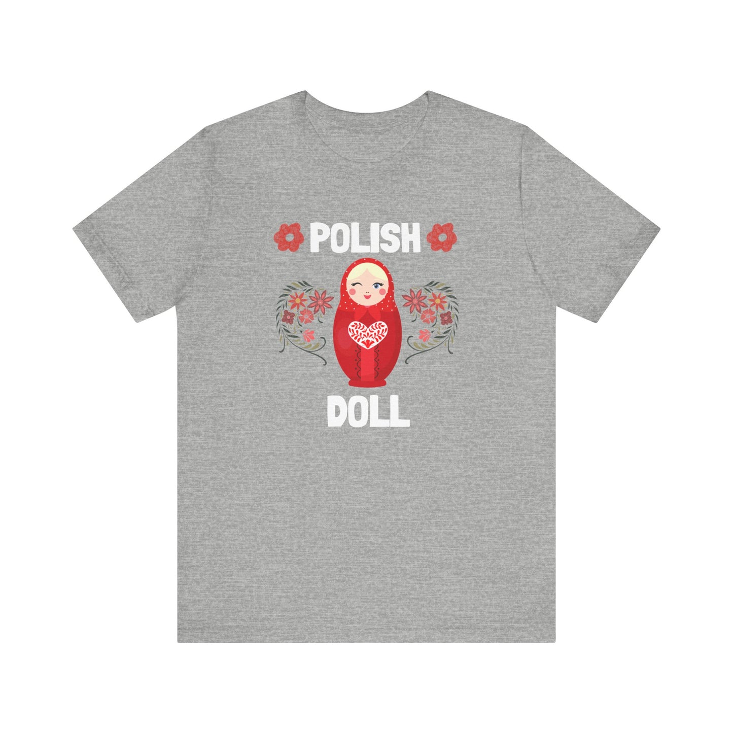 Polish Ladies Tee, Polish Doll Unisex Jersey Short Sleeve Tee for Polish Babes