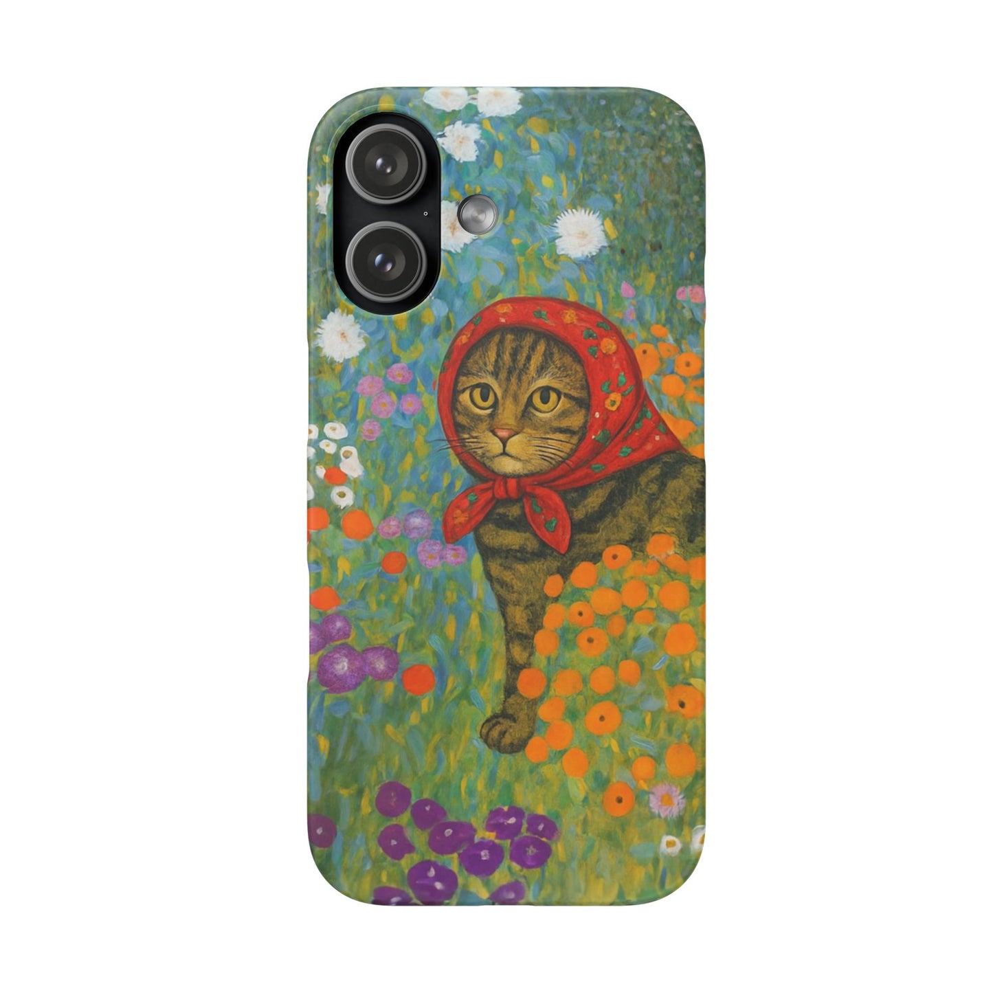 Babushka Cat Gusav Klimt Snap Phone Case