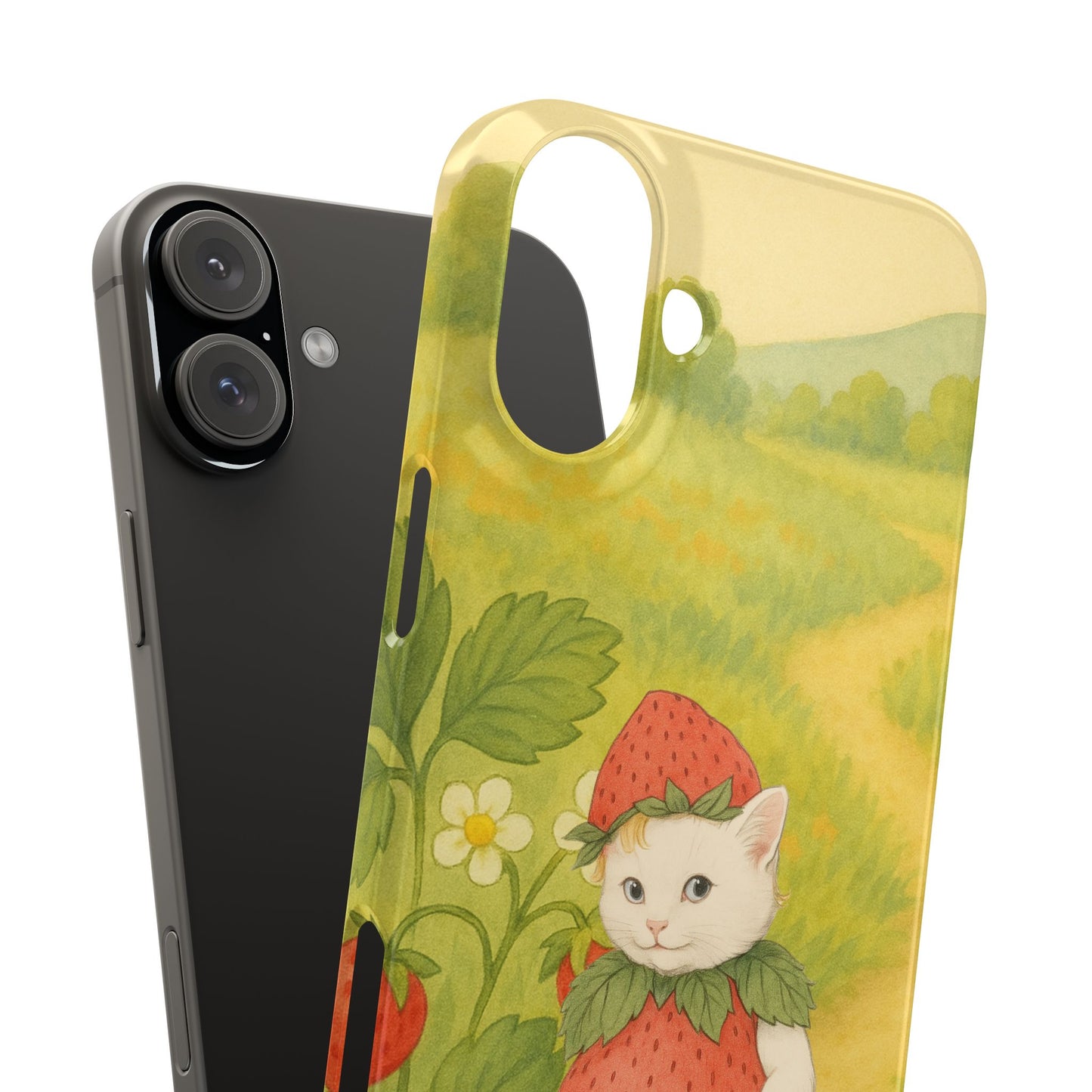 Strawberry Cat x Mother Earth's Children Snap Phone Case