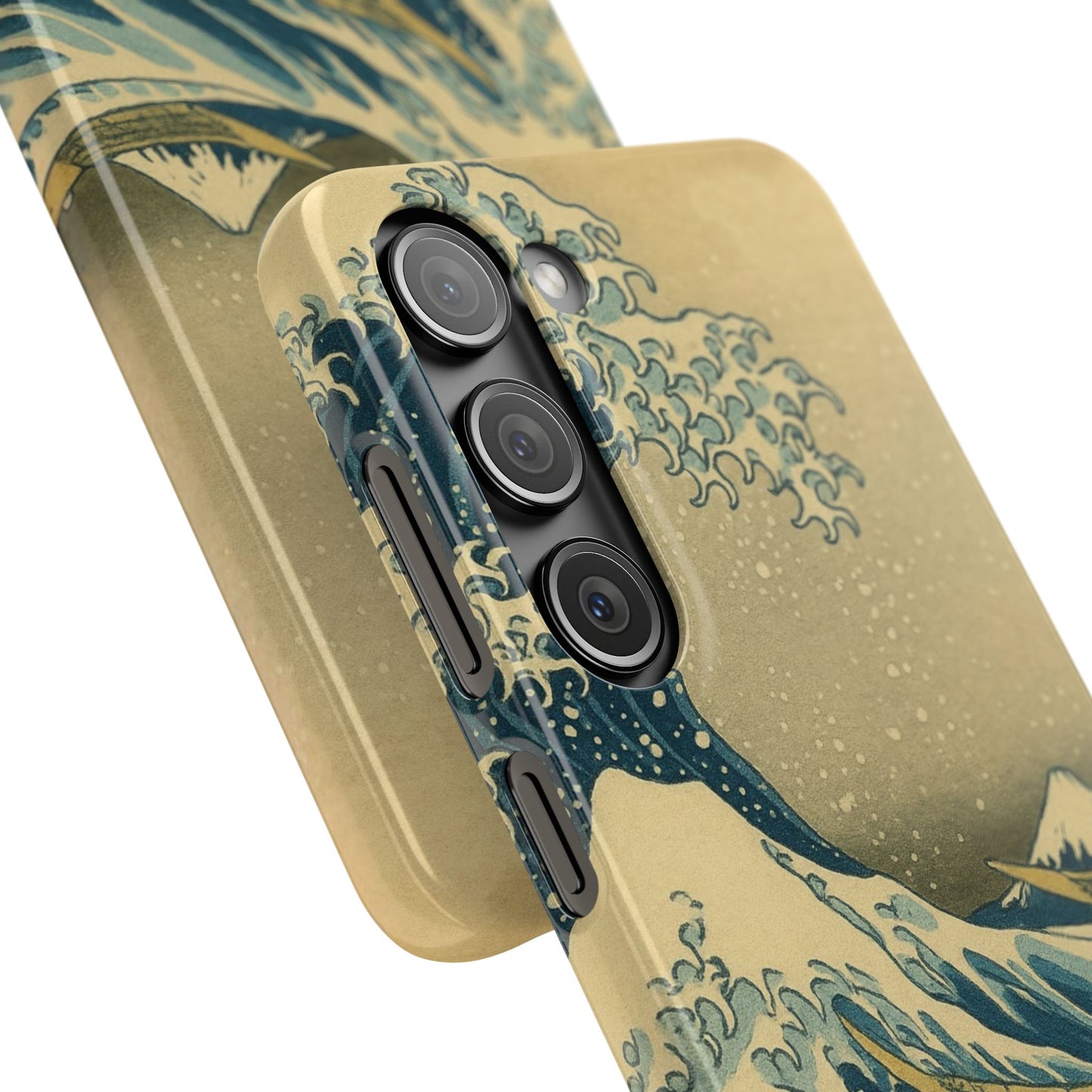 Babushka Cat x  The Great Wave Off Kanagawa Snap Phone Case