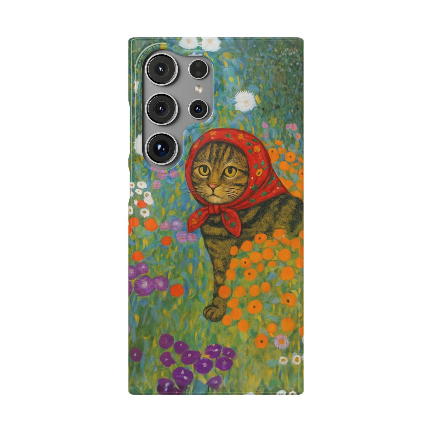 Babushka Cat Gusav Klimt Snap Phone Case