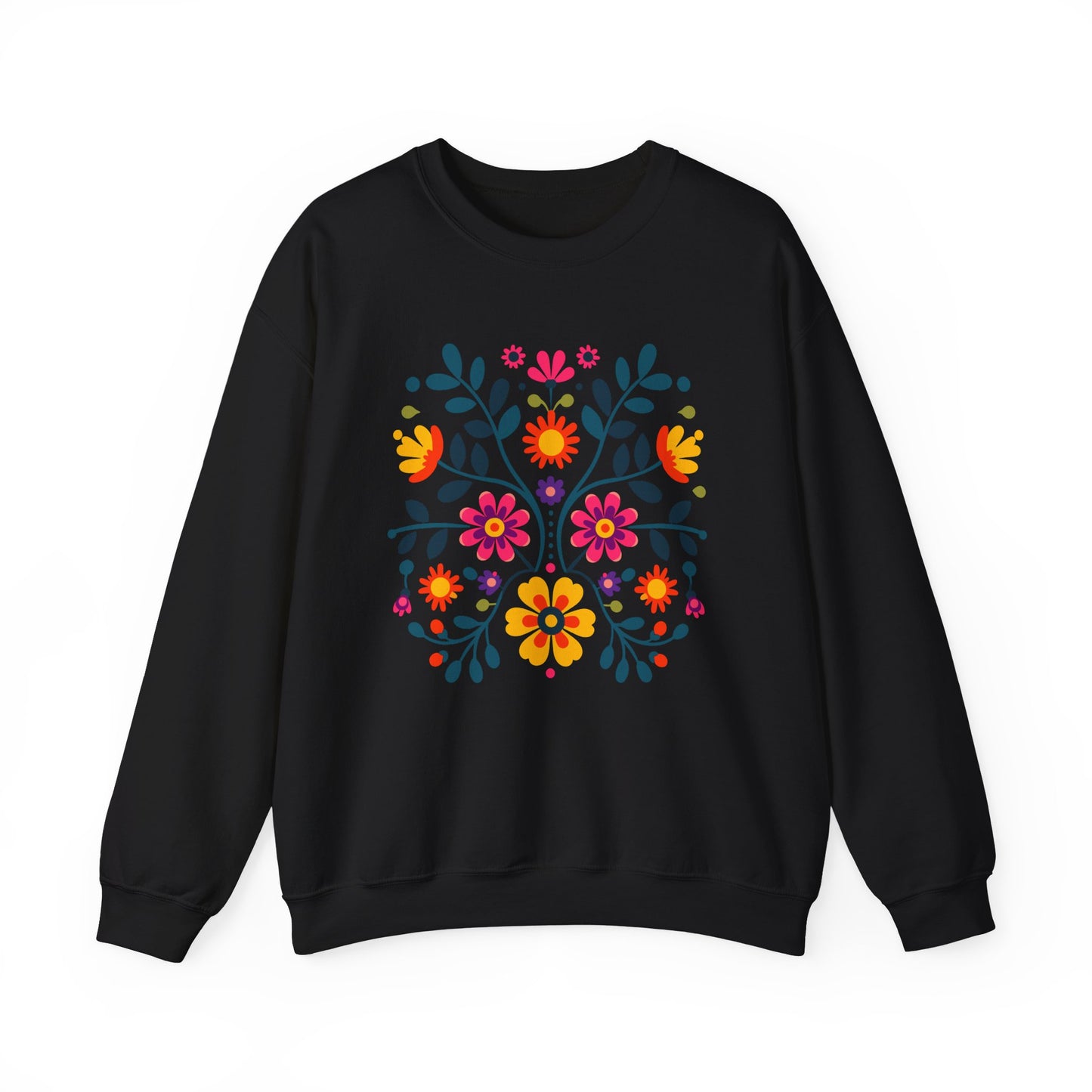 Wycinanki Florals Unisex Sweatshirt - Polish Pride Folk Art