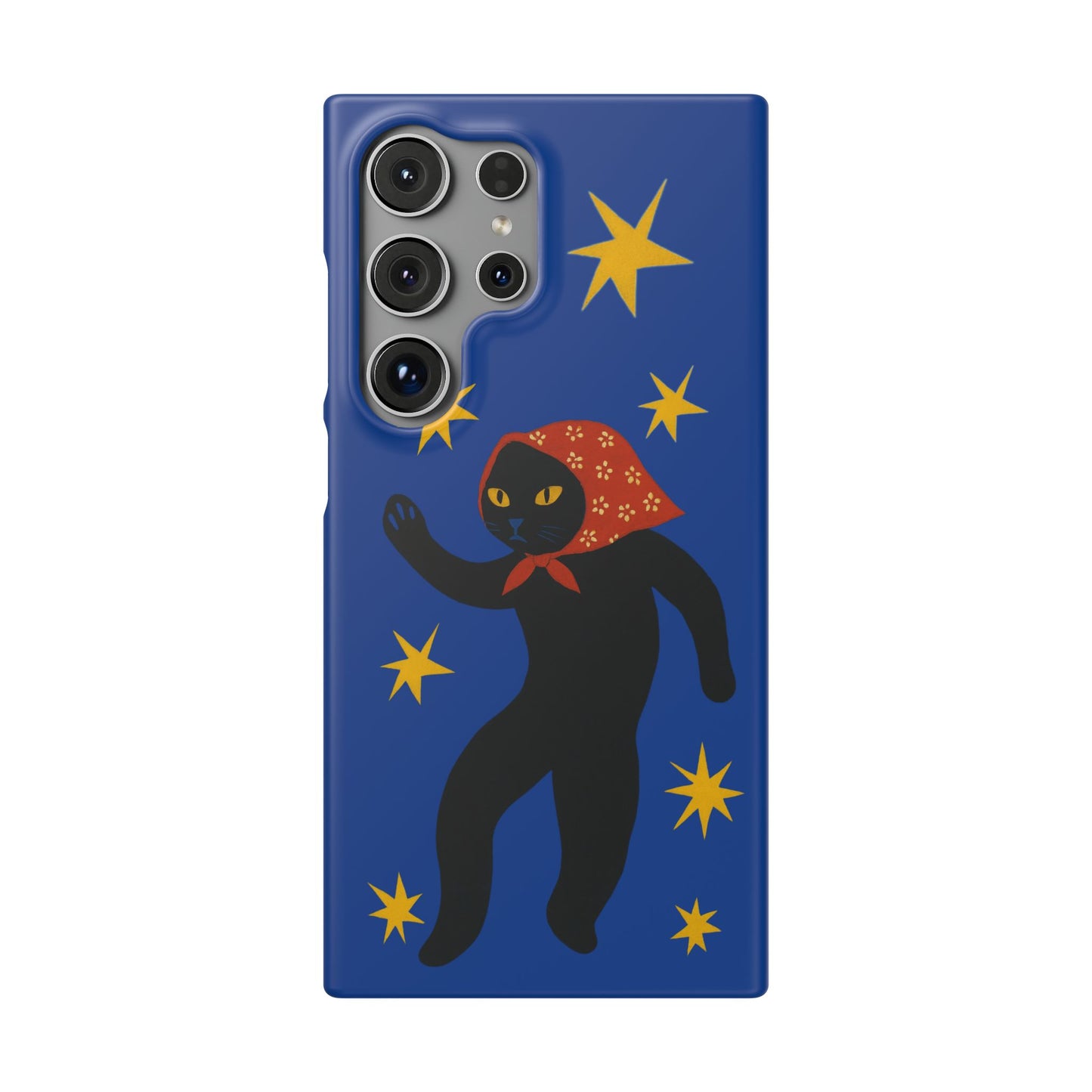 Babushka Cat x Matisse Style Snap Phone Case