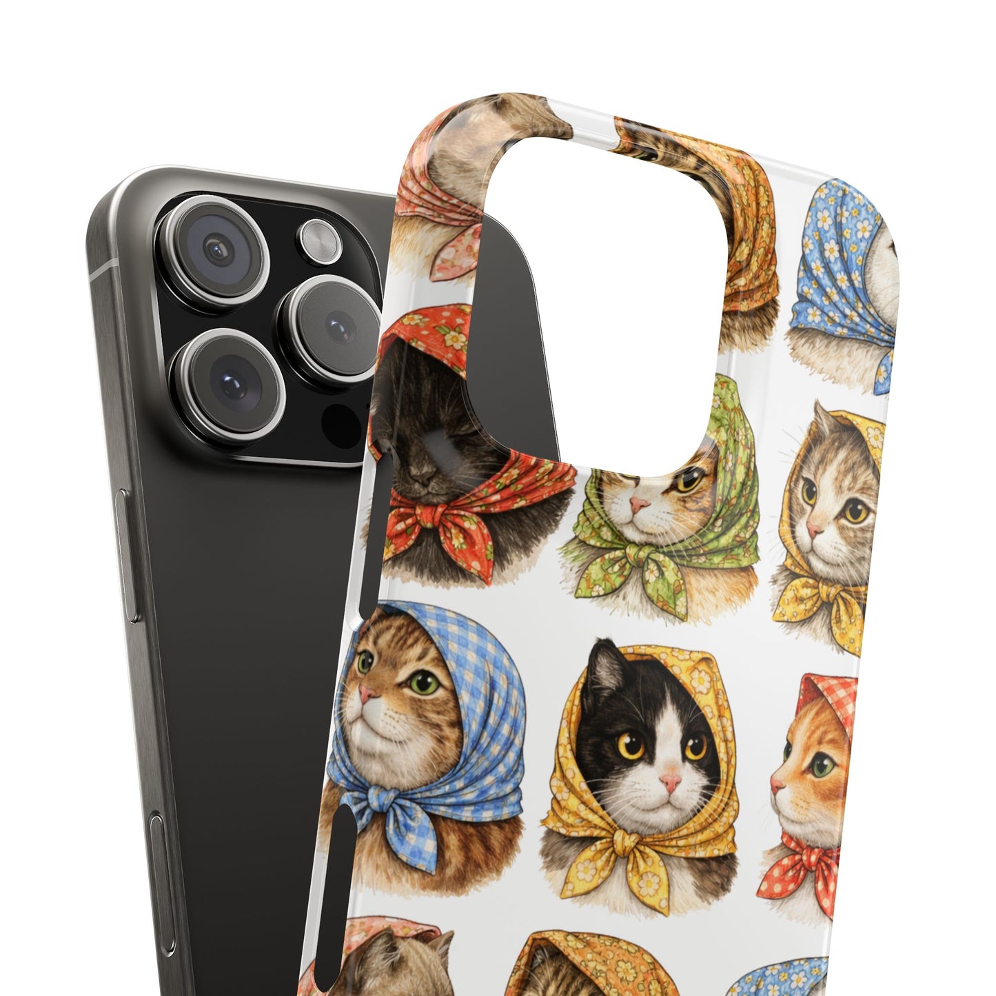 Babushka Cats Snap Phone Case