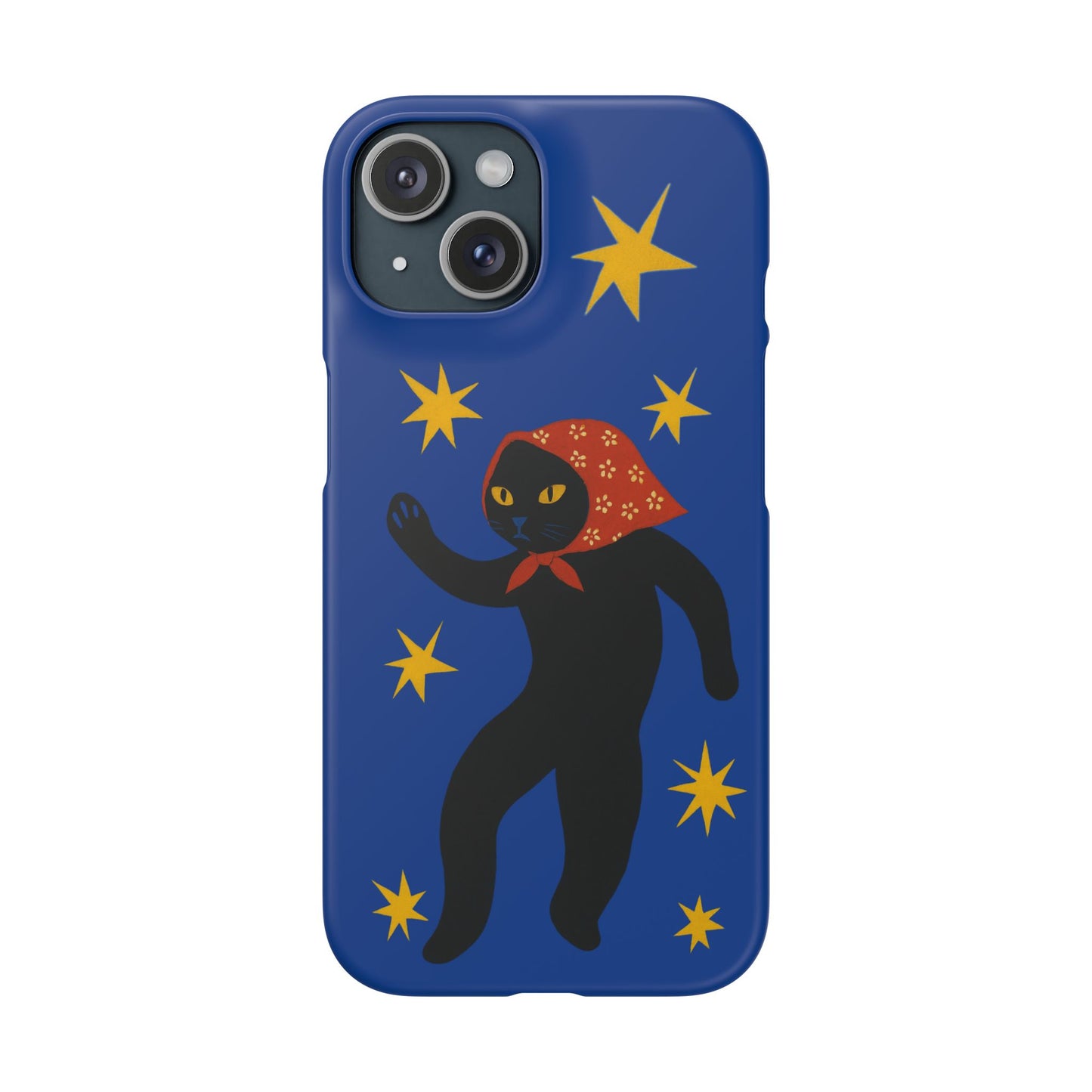 Babushka Cat x Matisse Style Snap Phone Case