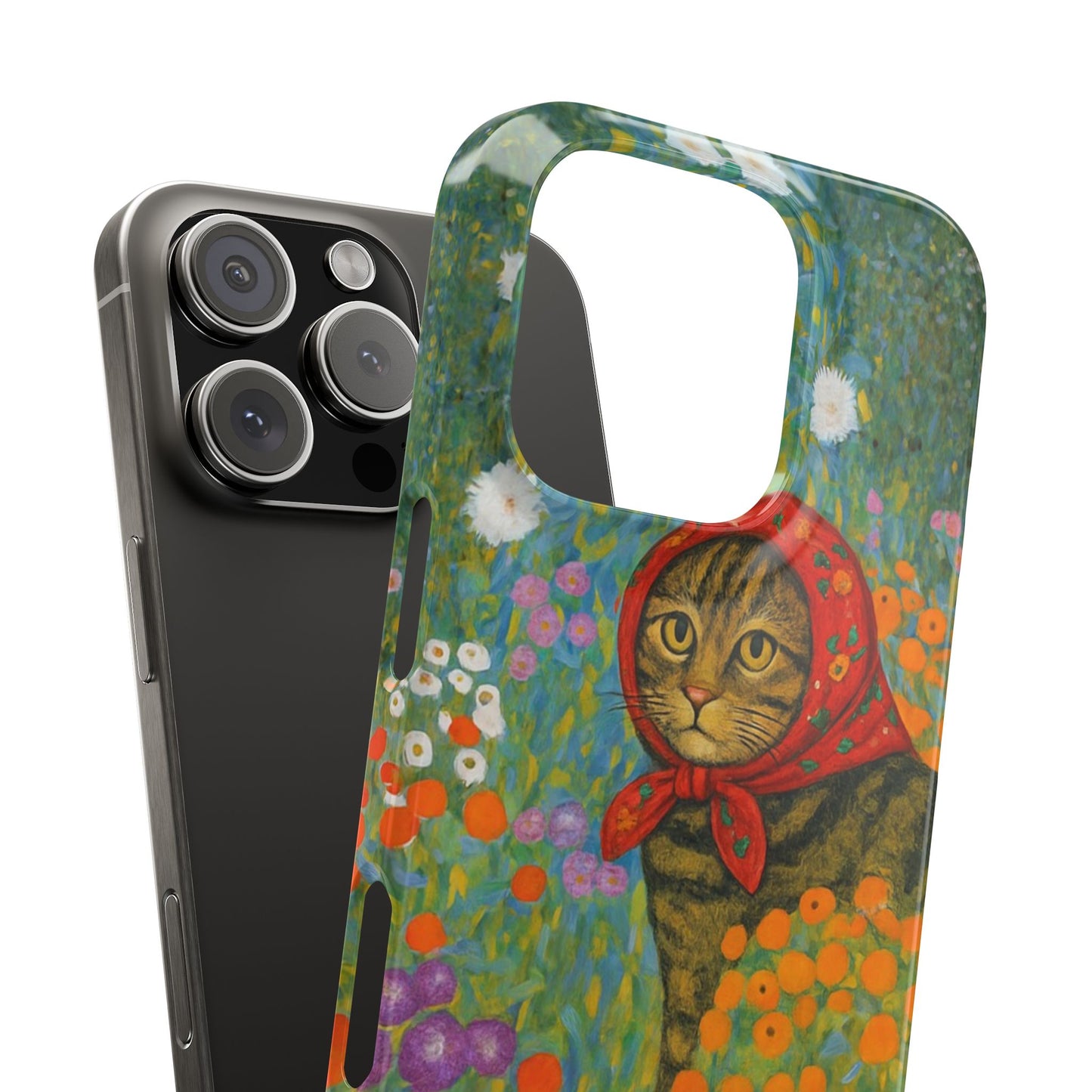 Babushka Cat Gusav Klimt Snap Phone Case