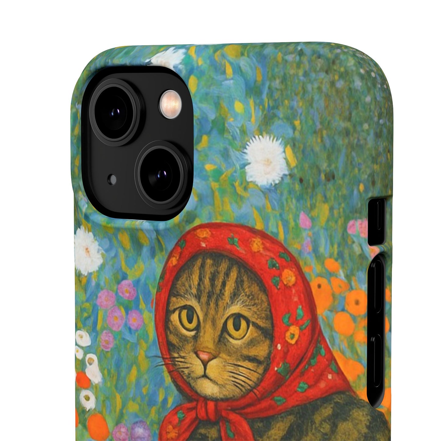 Babushka Cat Gusav Klimt Snap Phone Case
