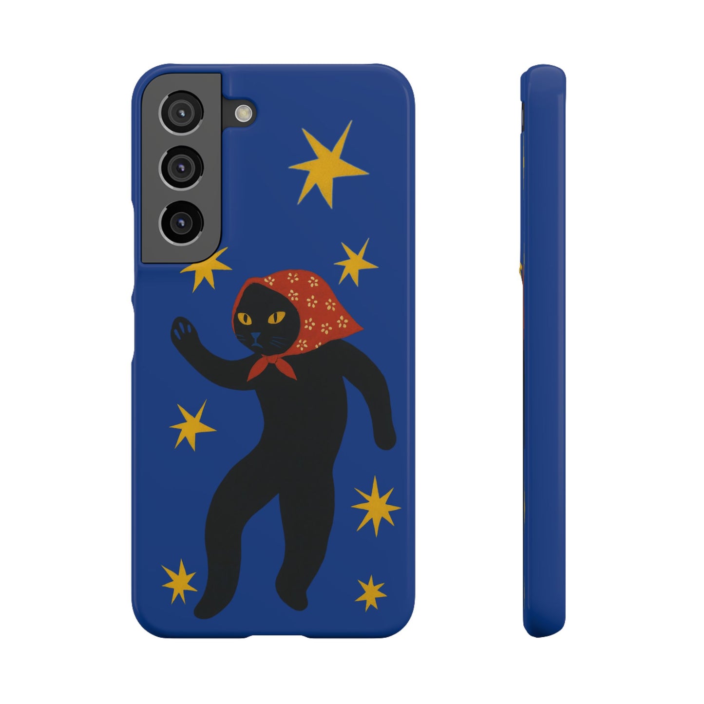 Babushka Cat x Matisse Style Snap Phone Case