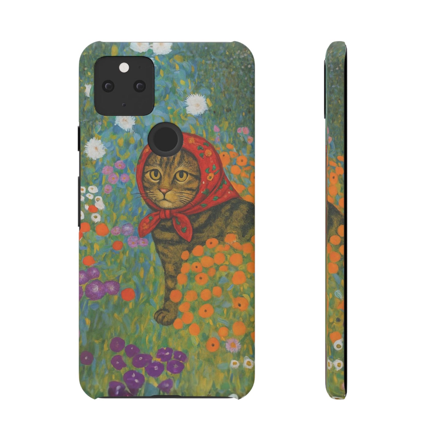 Babushka Cat Gusav Klimt Snap Phone Case