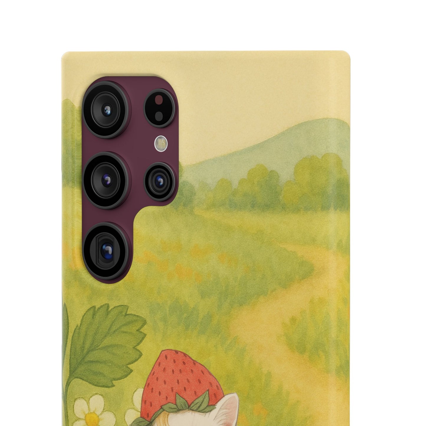 Strawberry Cat x Mother Earth's Children Snap Phone Case