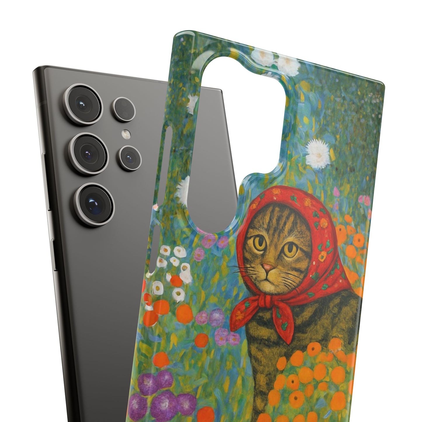 Babushka Cat Gusav Klimt Snap Phone Case