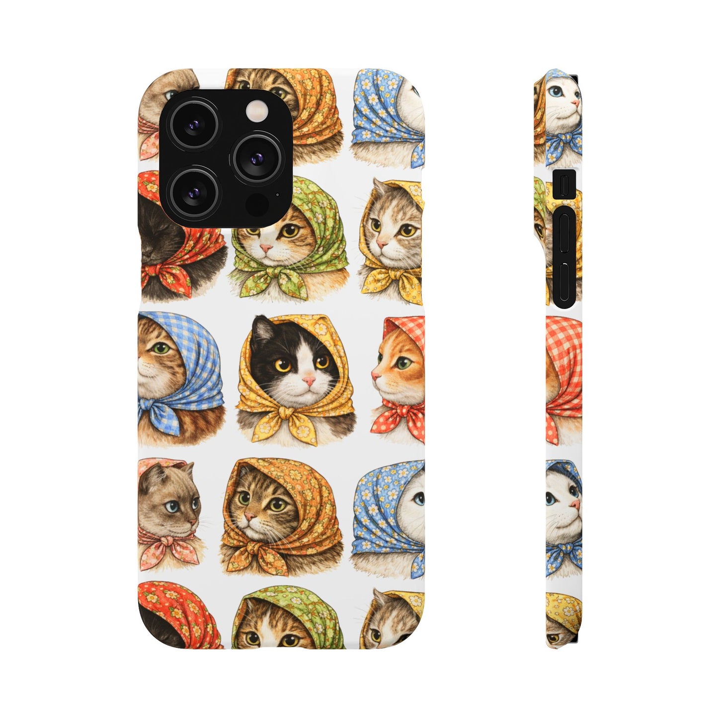 Babushka Cats Snap Phone Case