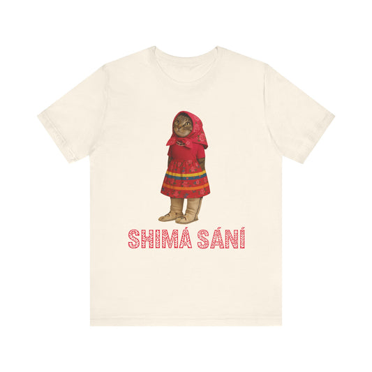 Shima Sani Cat Cultural  Graphic T-Shirt