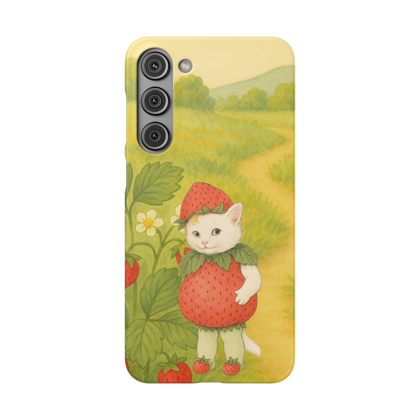 Strawberry Cat x Mother Earth's Children Snap Phone Case
