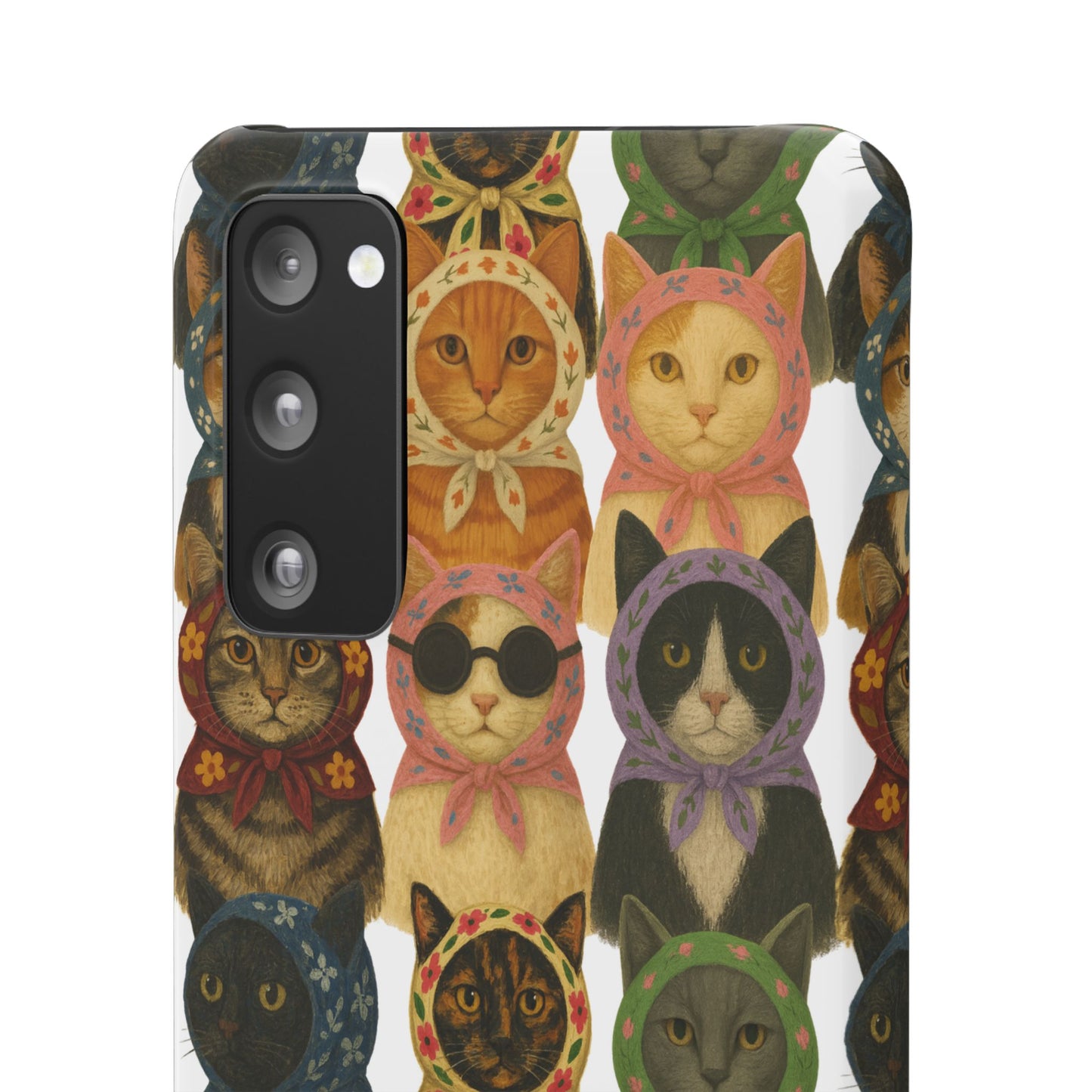 Babushka Cat Snap Phone Cases