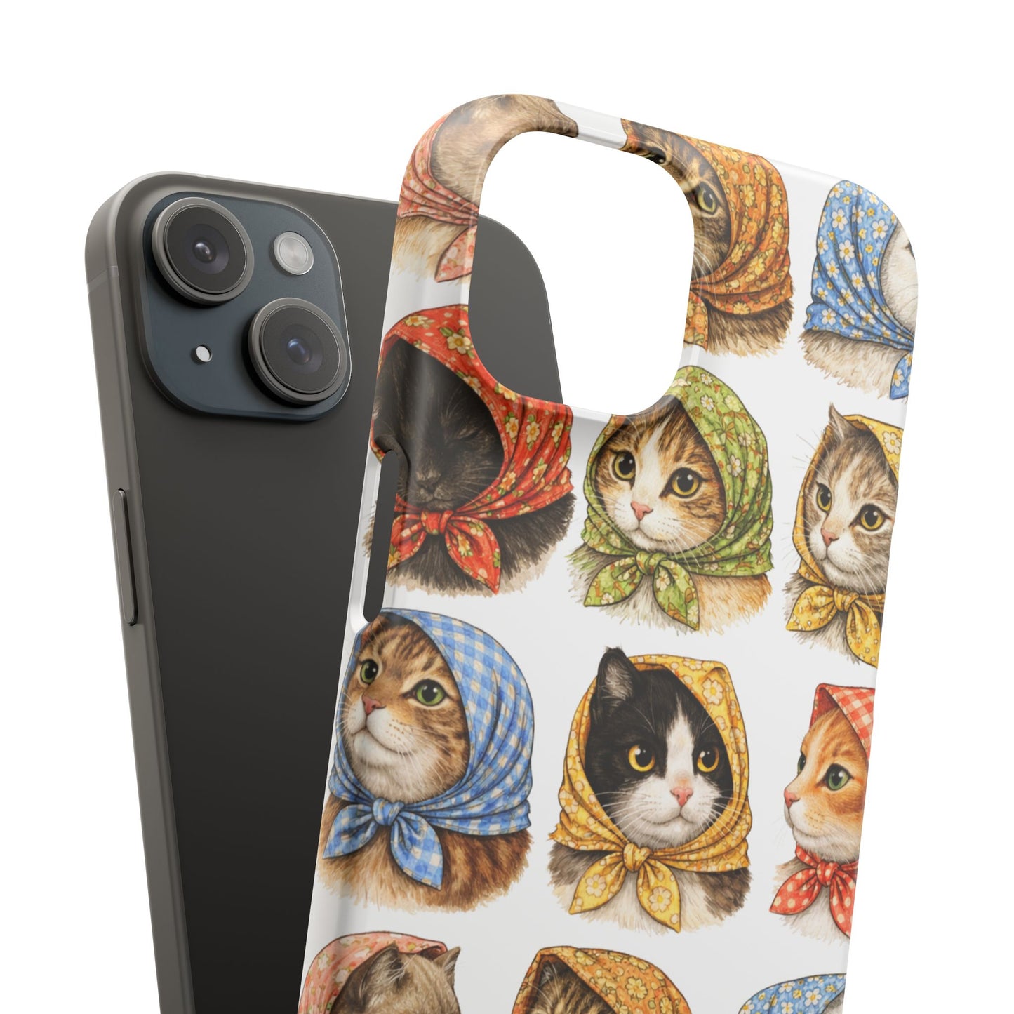 Babushka Cats Snap Phone Case