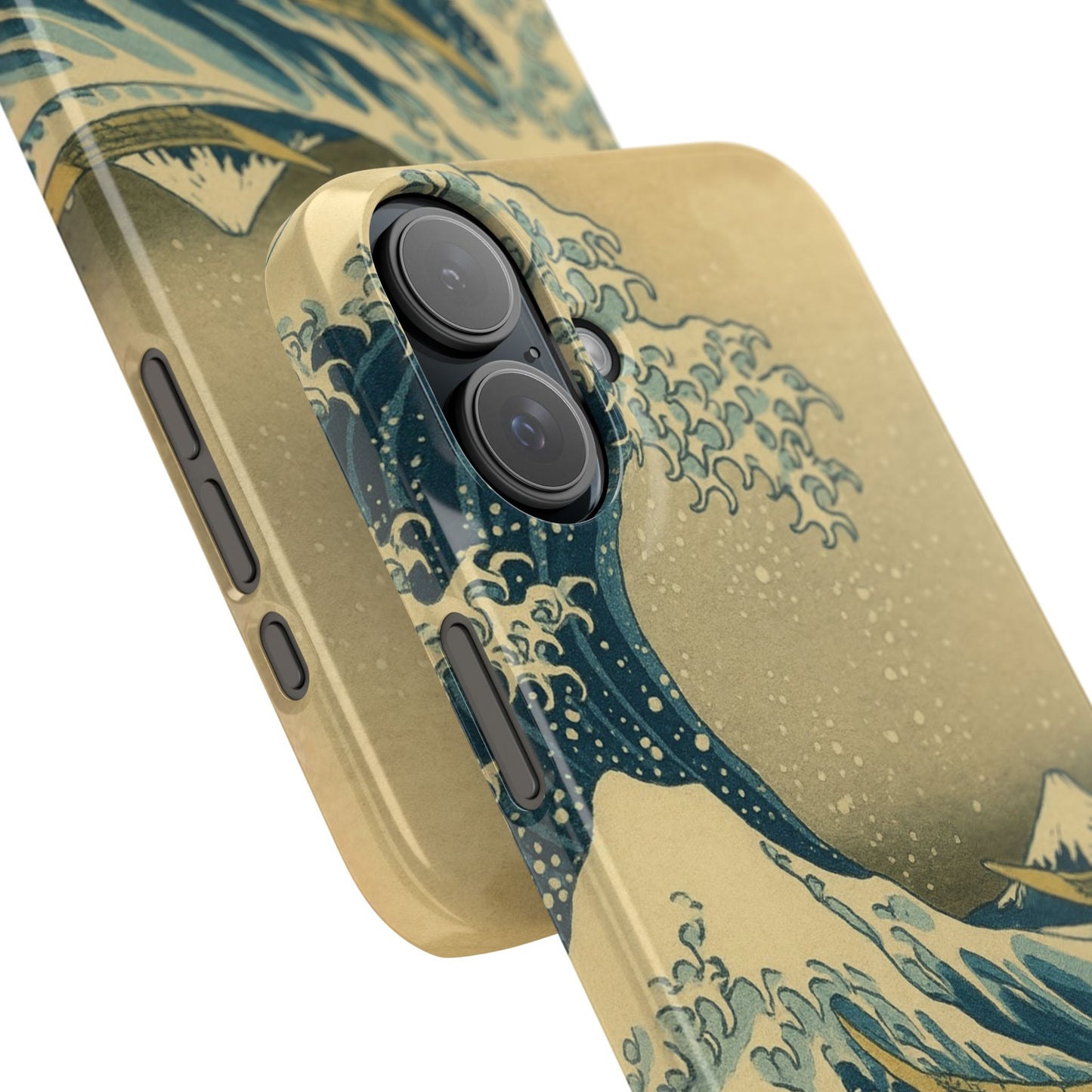 Babushka Cat x  The Great Wave Off Kanagawa Snap Phone Case