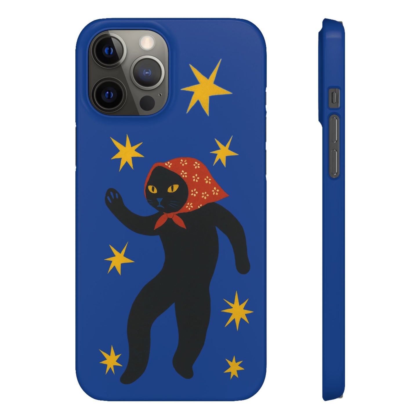 Babushka Cat x Matisse Style Snap Phone Case