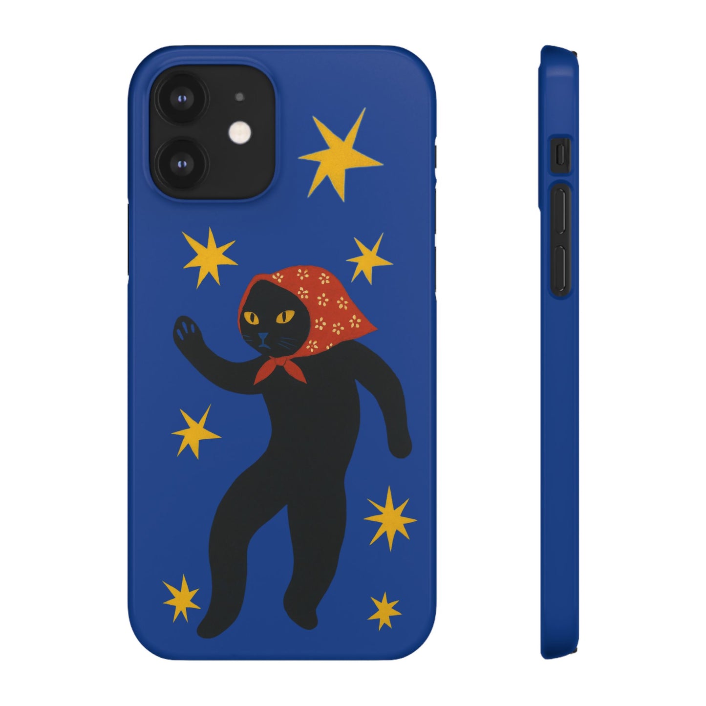 Babushka Cat x Matisse Style Snap Phone Case
