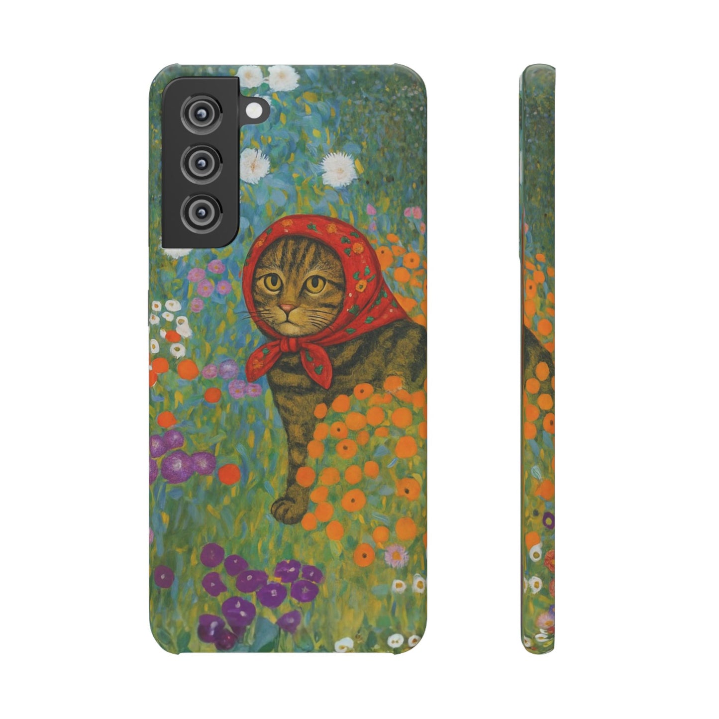 Babushka Cat Gusav Klimt Snap Phone Case