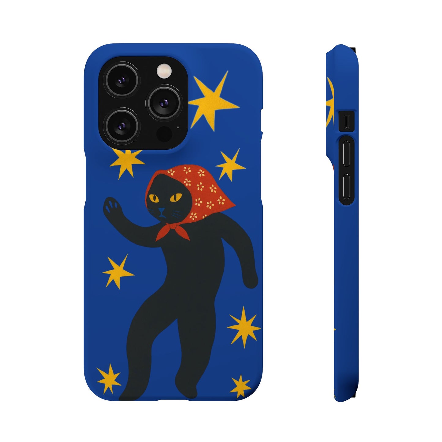 Babushka Cat x Matisse Style Snap Phone Case