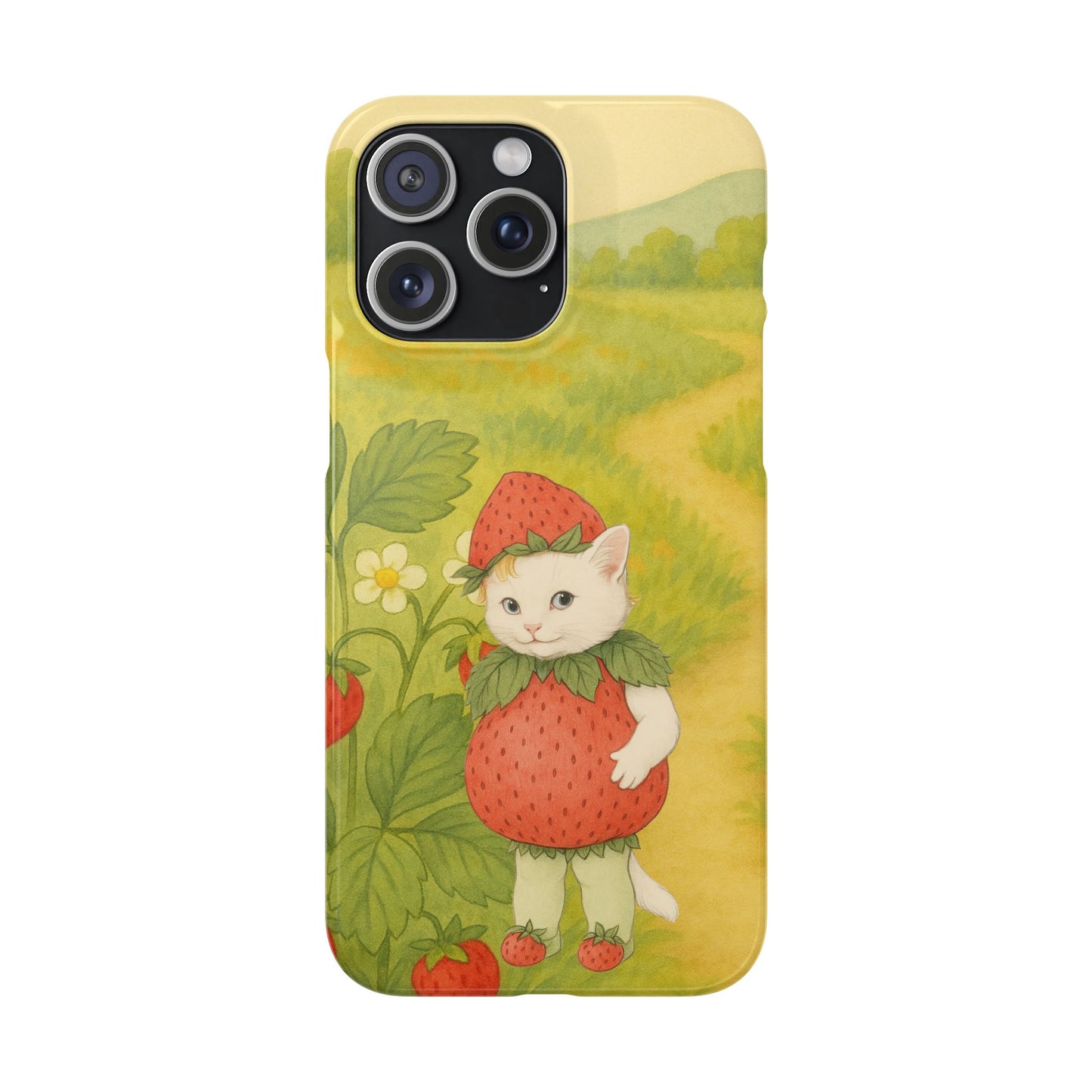 Strawberry Cat x Mother Earth's Children Snap Phone Case