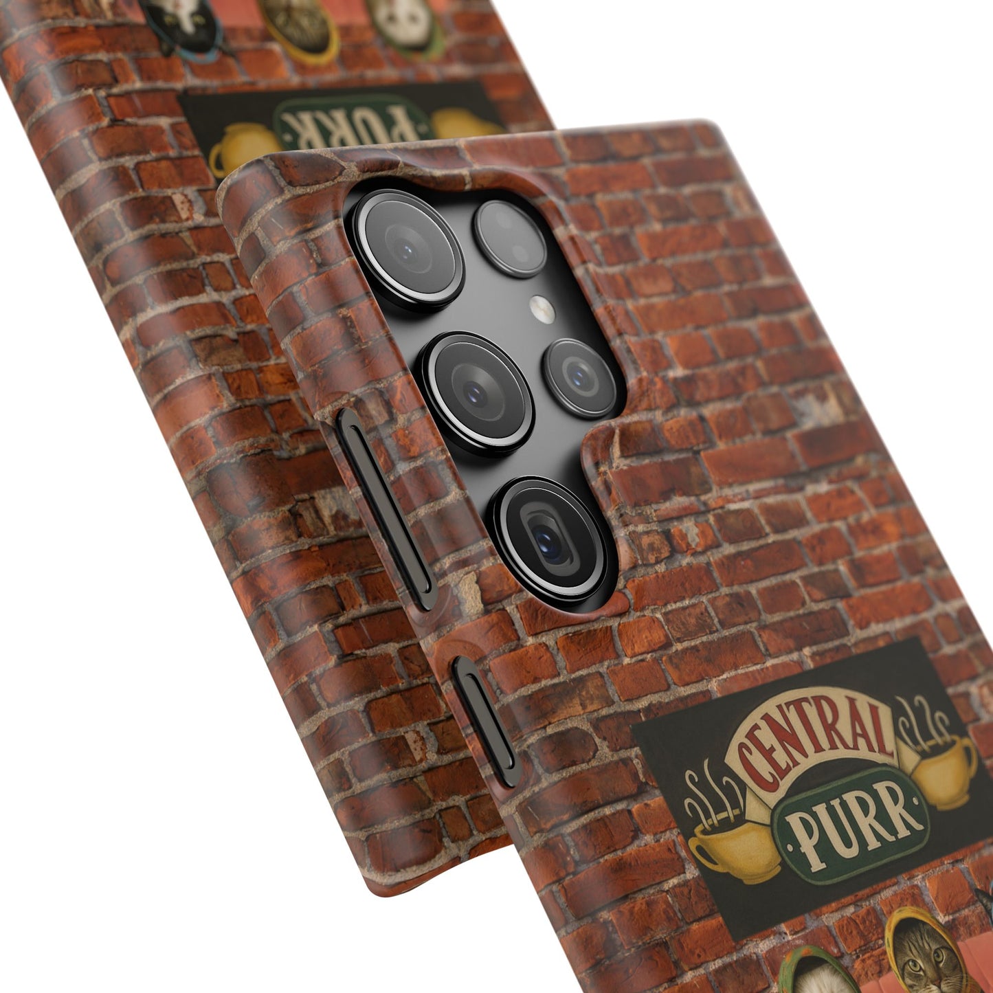 Babushka Cat Coffee Shop Snap Phone Case