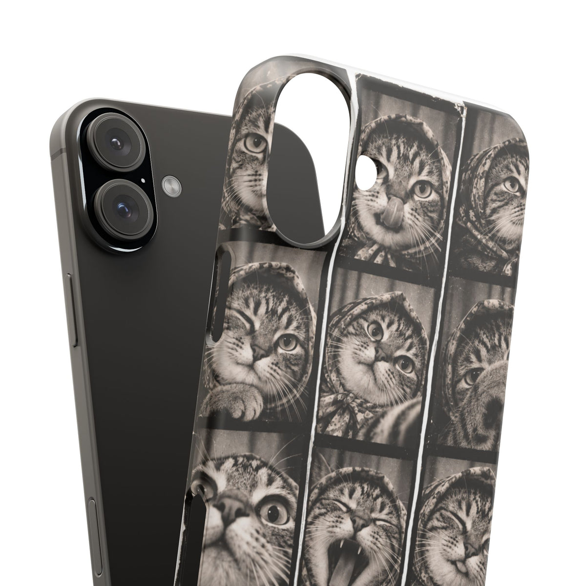 Babushka Cat Photobooth Snap Phone Case