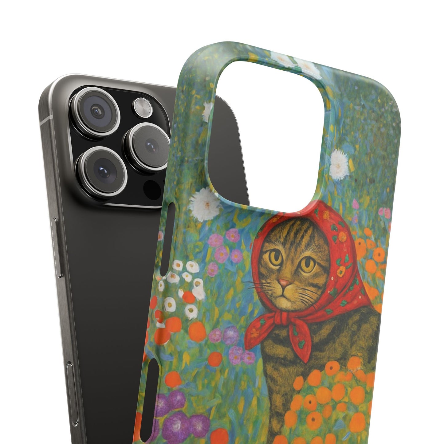Babushka Cat Gusav Klimt Snap Phone Case