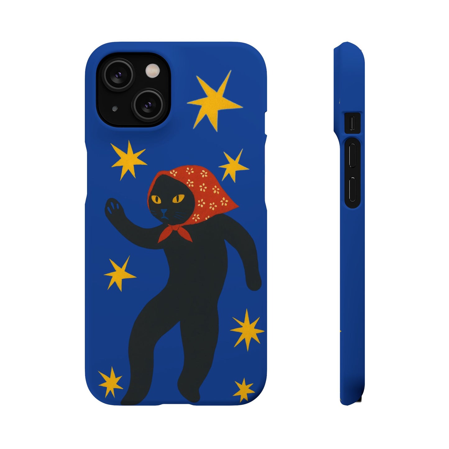 Babushka Cat x Matisse Style Snap Phone Case