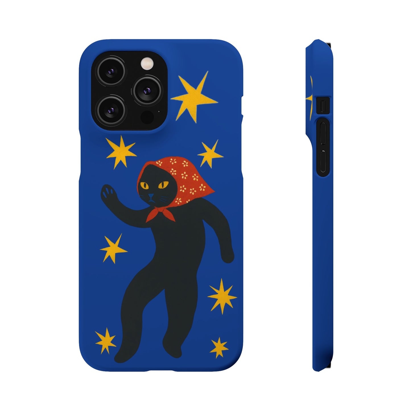 Babushka Cat x Matisse Style Snap Phone Case