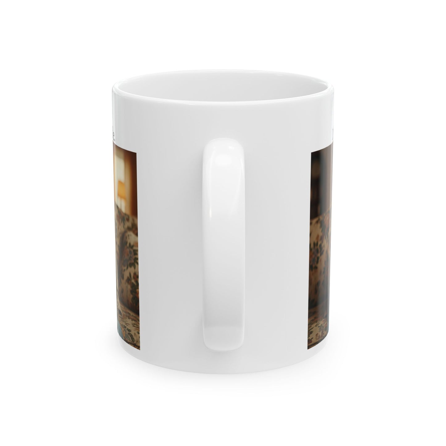 Babushka Cat Hustle Mug, Kitty Sarcasm