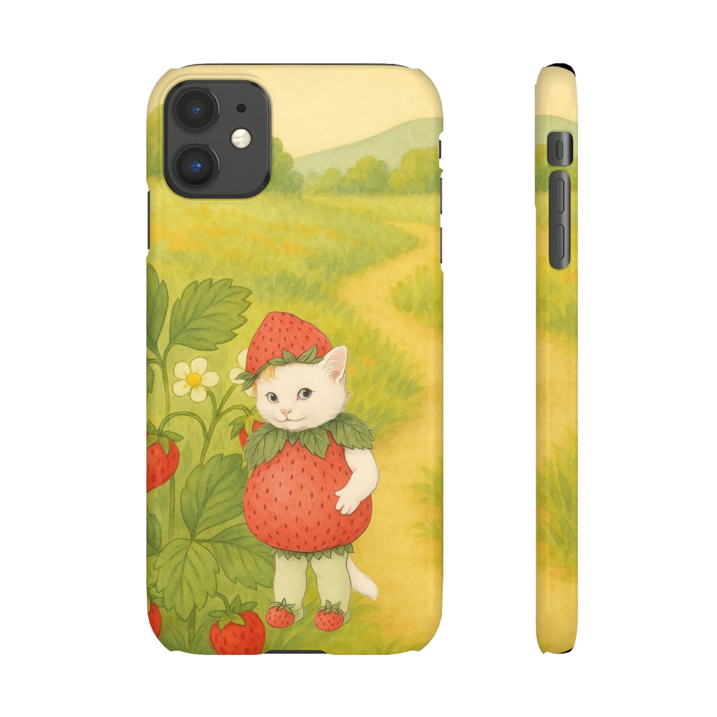 Strawberry Cat x Mother Earth's Children Snap Phone Case