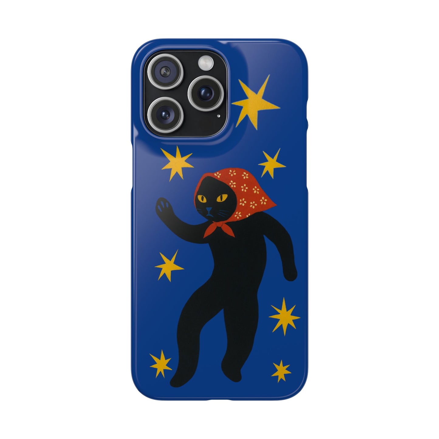 Babushka Cat x Matisse Style Snap Phone Case