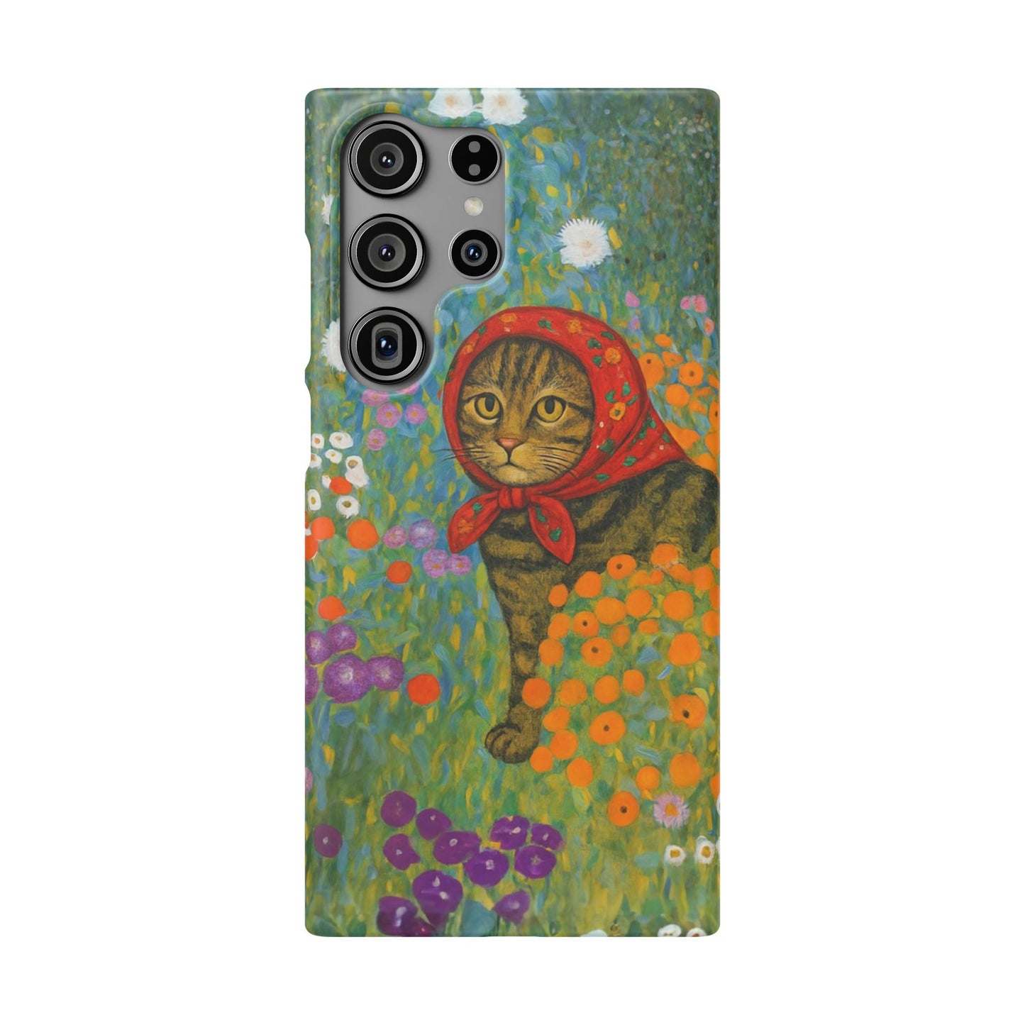 Babushka Cat Gusav Klimt Snap Phone Case
