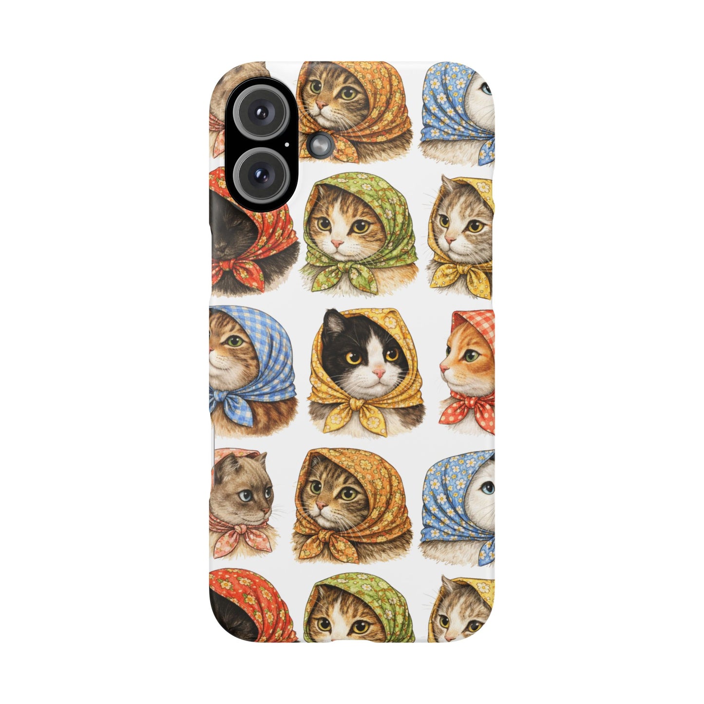 Babushka Cats Snap Phone Case
