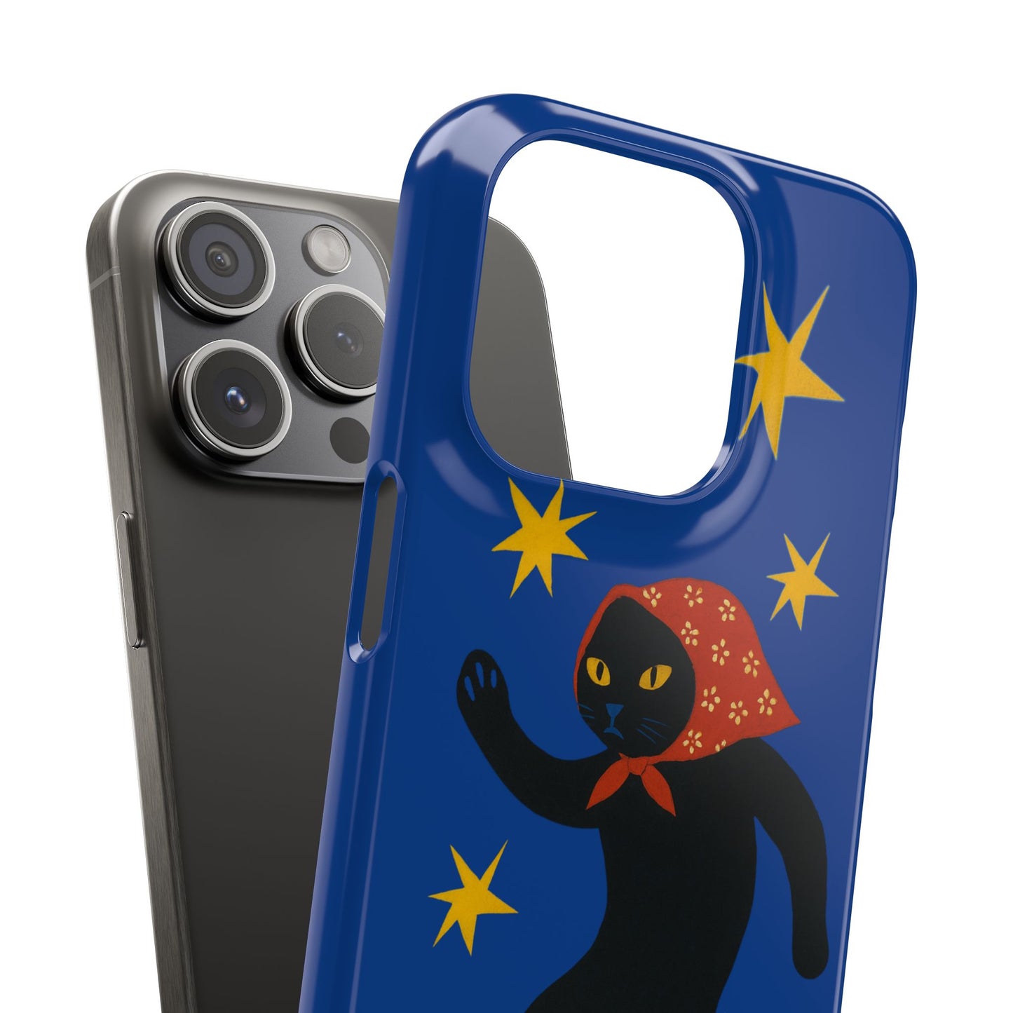 Babushka Cat x Matisse Style Snap Phone Case