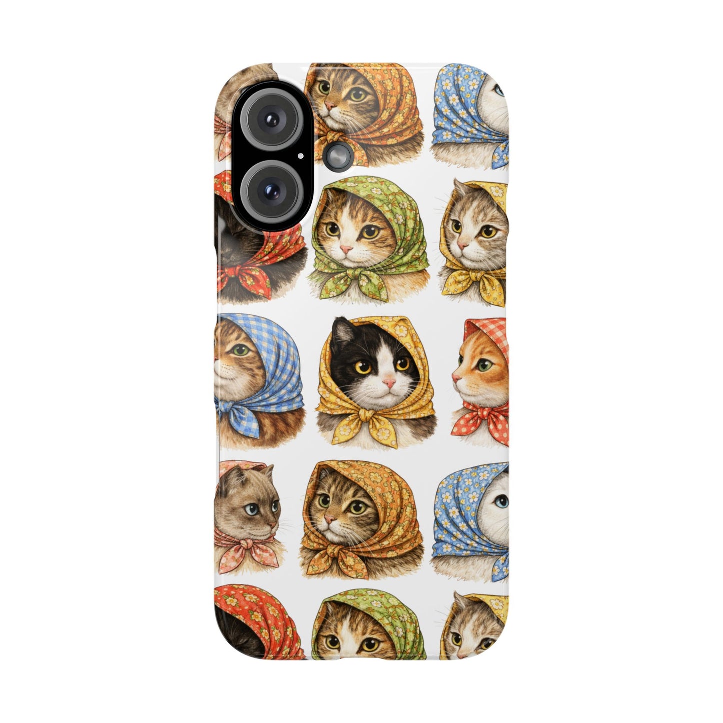 Babushka Cats Snap Phone Case