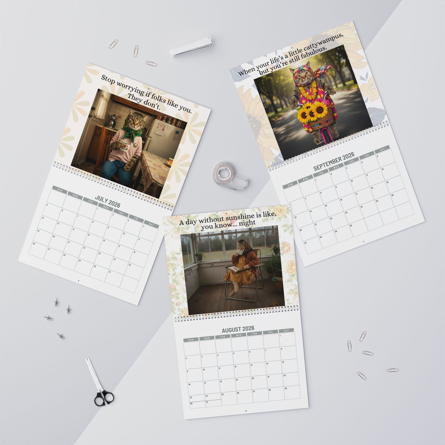 Best of Babushka Cat Memes- 2026 Babushka Cat Wall Calendar