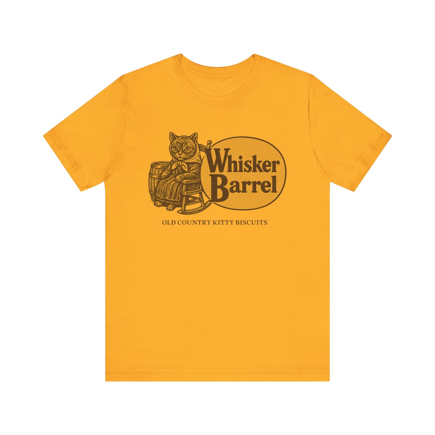 Graphic Tee - Babushka Cat Parody Whisker Barrel Logo Redesign
